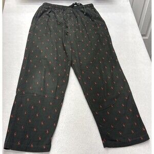 Polo Ralph Lauren Pajama Pants Mens Large L Pony All Over Print Sleepwear Lounge